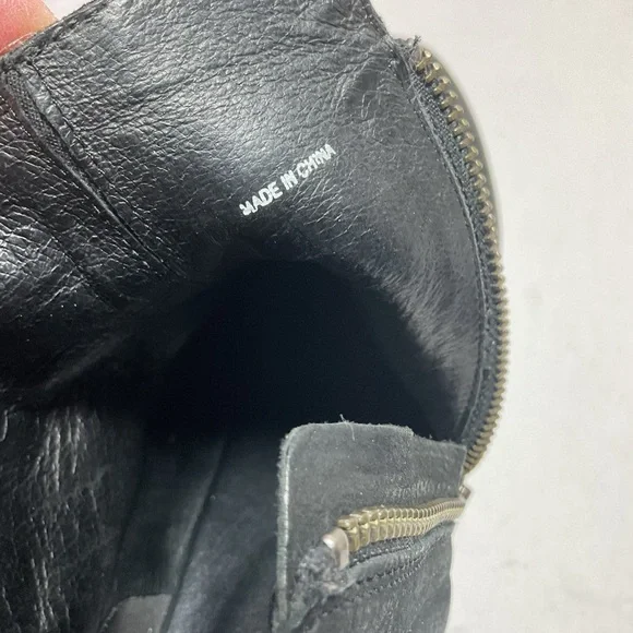 Eileen Fisher Black Leather Booties - Picture 14 of 14